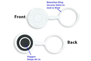Sea Eagle Air Valve (White)-2-Tiny Boat Nation