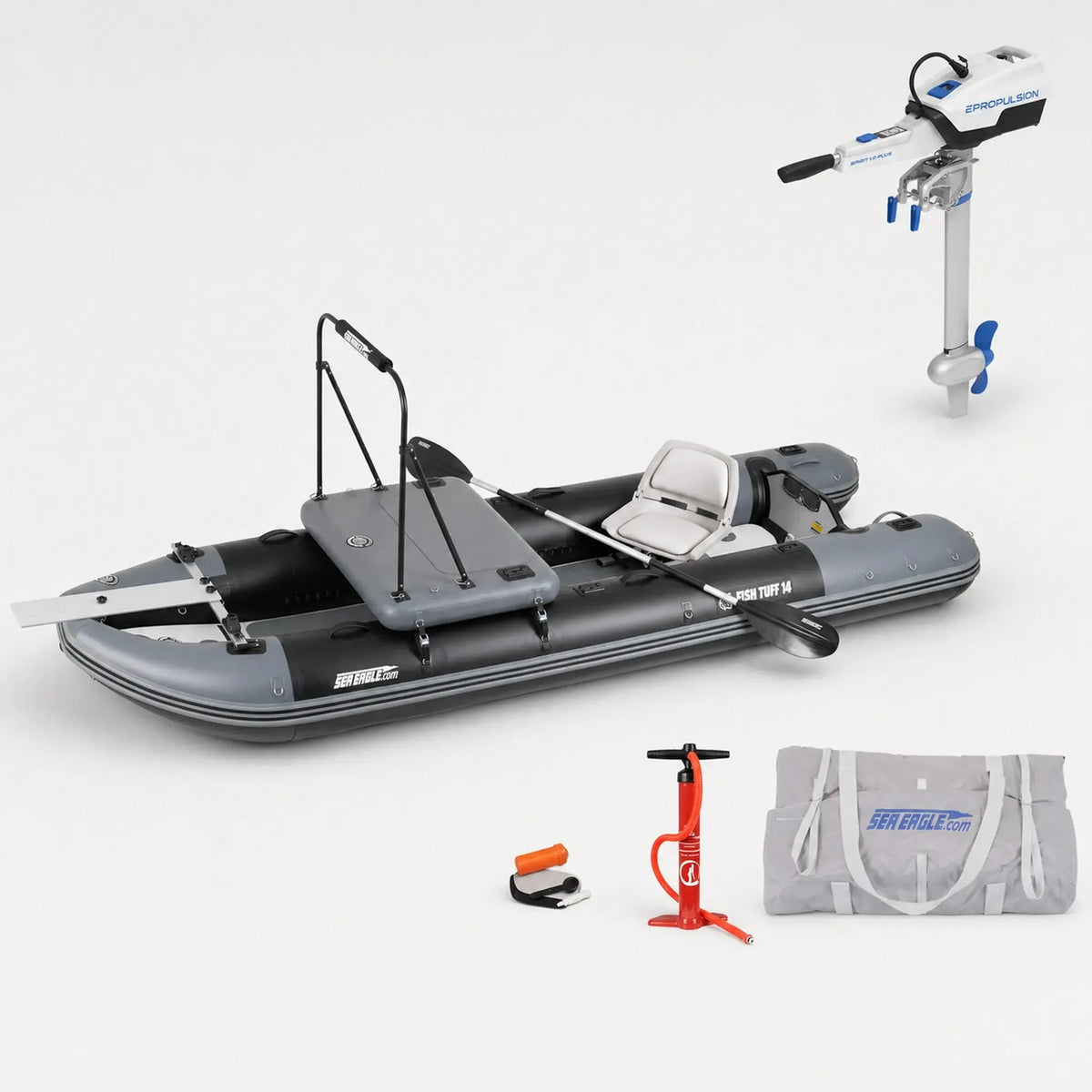 FishTuff14™ Inflatable Skiff | The Ultimate Modular Fishing Boat