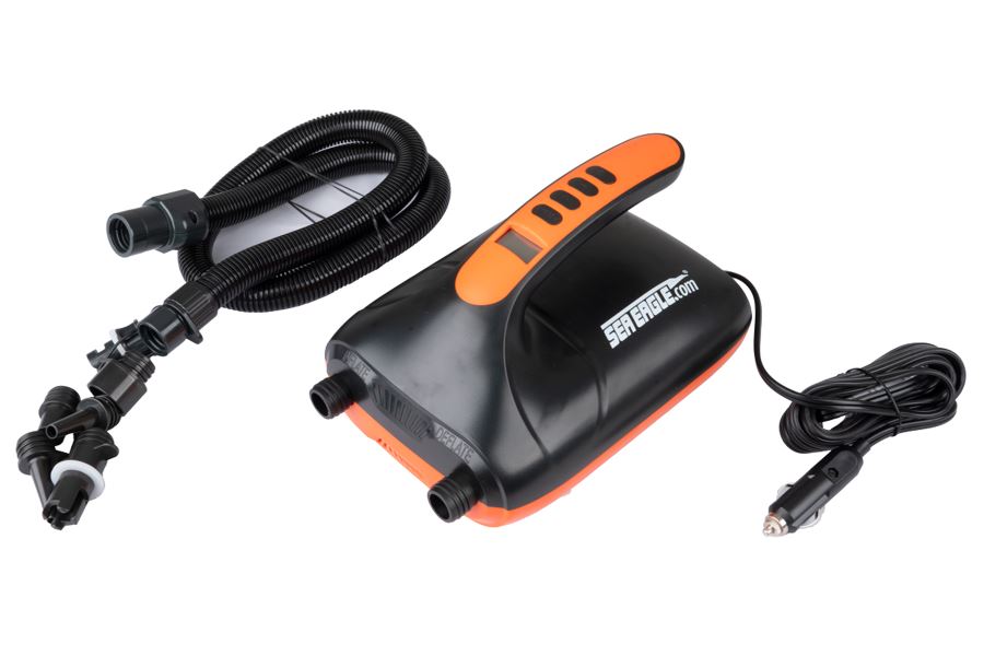 Sea Eagle Handy Pump Auto-stop Two-stage Electric Pump with Accessory Plug-1-Tiny Boat Nation