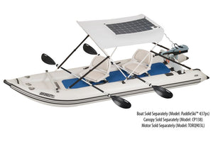 Sea Eagle New 138 Watt Semi-Flexible Solar Panel for use with Torqeedo-3-Tiny Boat Nation