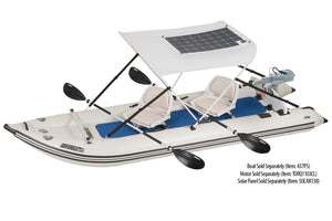 Sea Eagle Sun/Rain 138 Solar Canopy (For use with 138W solar panel)-4-Tiny Boat Nation