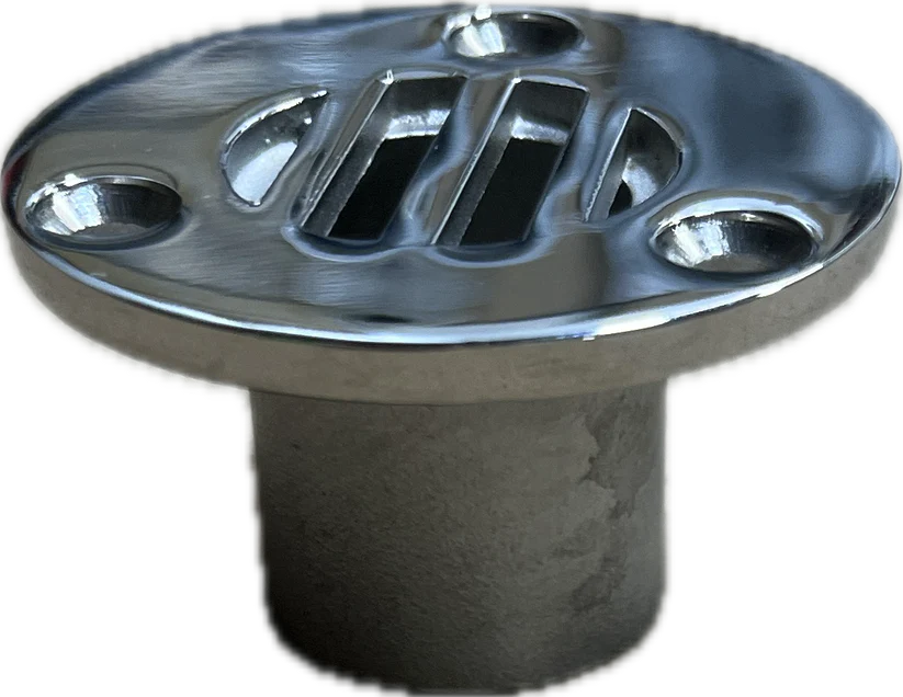SS Cockpit Drains-Boat Outfitting-1-3/4"-4-Tiny Boat Nation