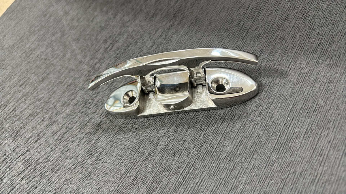 Stainless Flip Up Cleat-Boat Outfitting-4-Tiny Boat Nation