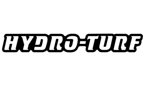 Hydro-Turf logo, a brand specializing in premium EVA foam flooring and traction mats for boats, personal watercraft, and marine applications.