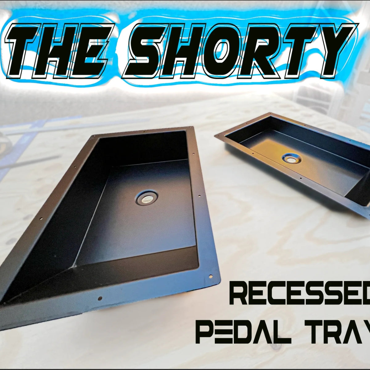 TBNation SHORTY Recessed Pedal Tray-Aluminum-3-Tiny Boat Nation