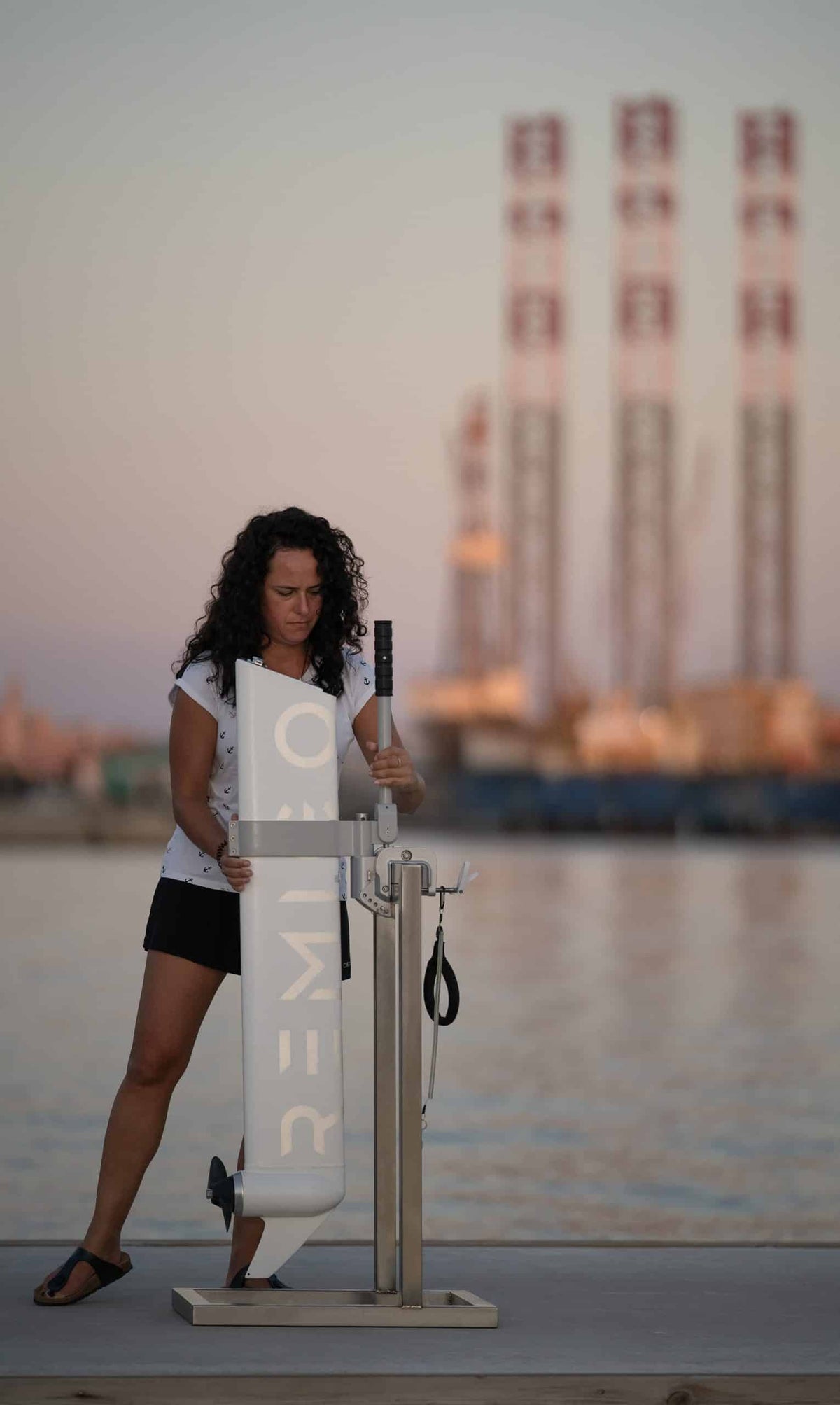 Remigo Spare Tiller Bracket