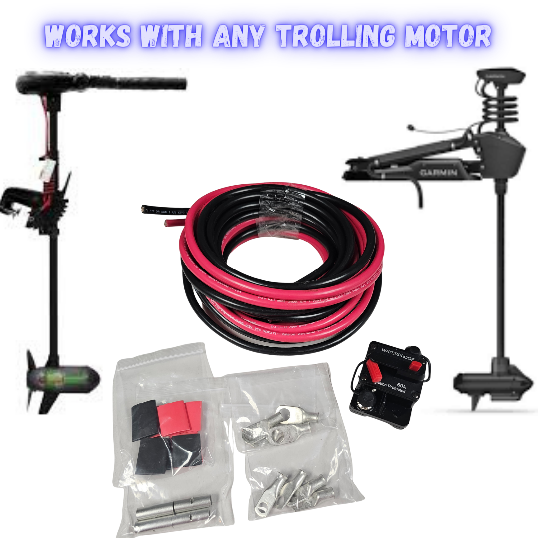 Trolling Motor Wiring Kits - TBN Official-Electrical-5 Feet-50amp-1-Tiny Boat Nation