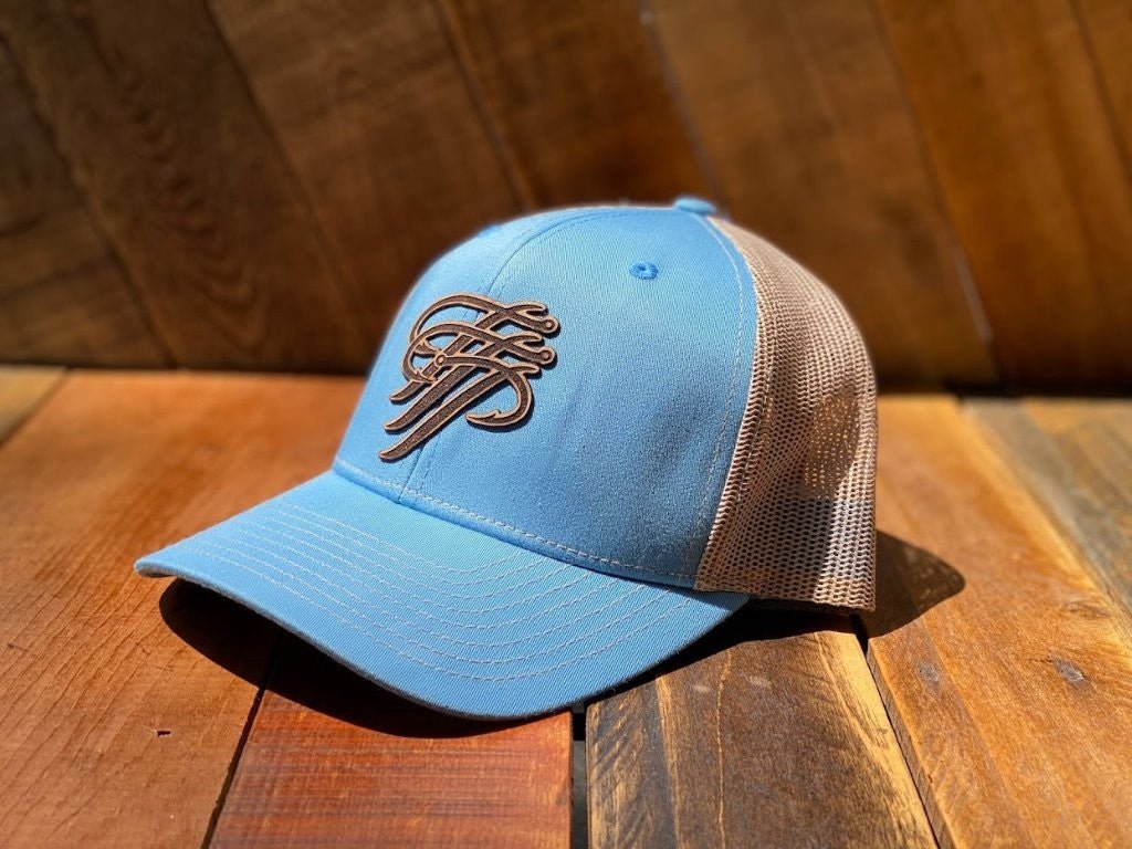 TTP Columbia Blue/ Khaki / Leather Cut Out