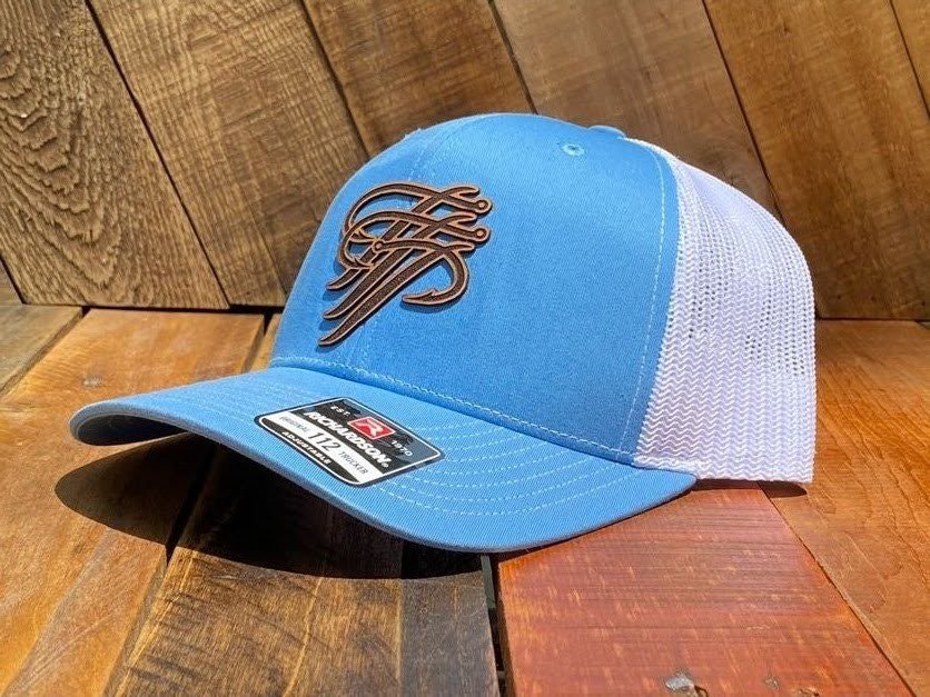 TTP Columbia Blue/White/ Leather Patch Cut Out