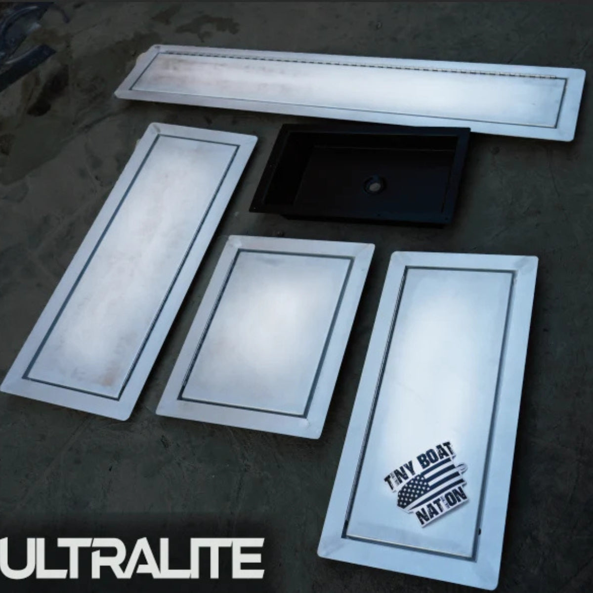 UltraLite Dry Hatch Lids - .062&quot; Economy Grade-Marine Hardware-3-Tiny Boat Nation