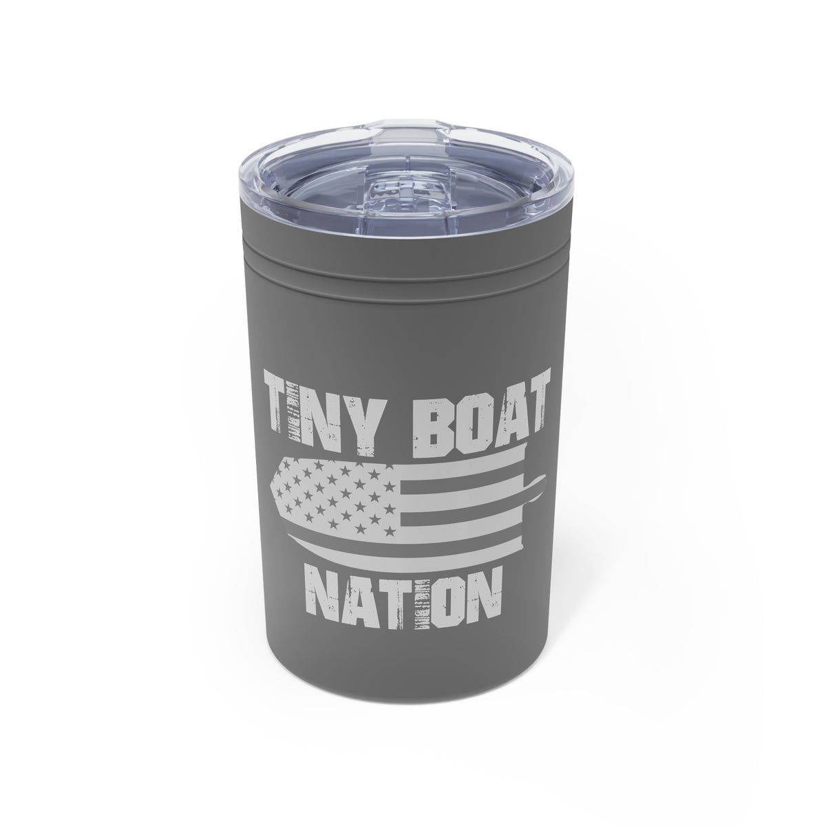 Vacuum Tumbler &amp; Insulator, 11oz.-Mug-Grey-11oz-1-Tiny Boat Nation