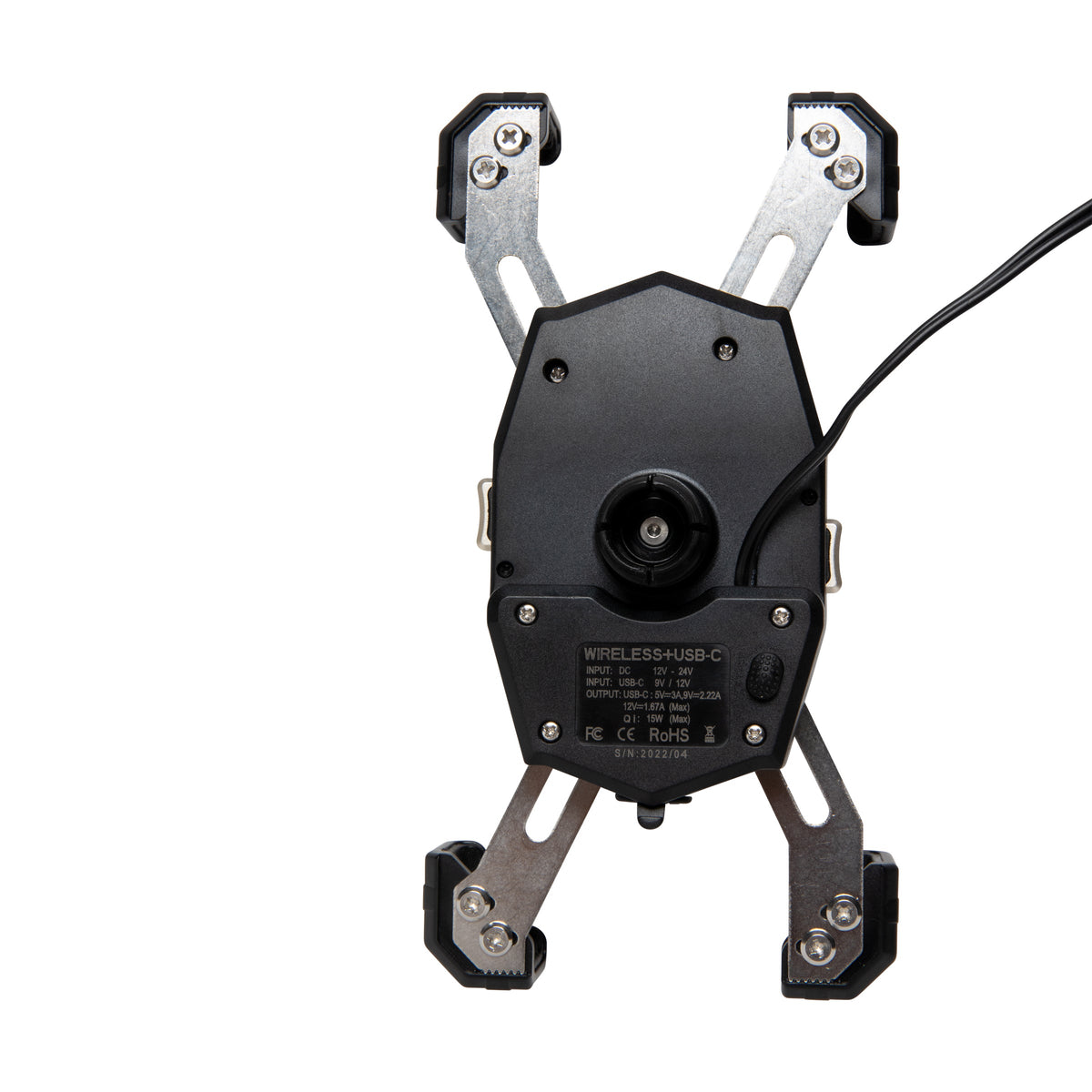 YP-MPWC 12 Volt Mobile Phone Wireless Fast Charger (15W) | One Hand Operation | 360 Degree Adjustable Gooseneck Action Mount-7-Tiny Boat Nation