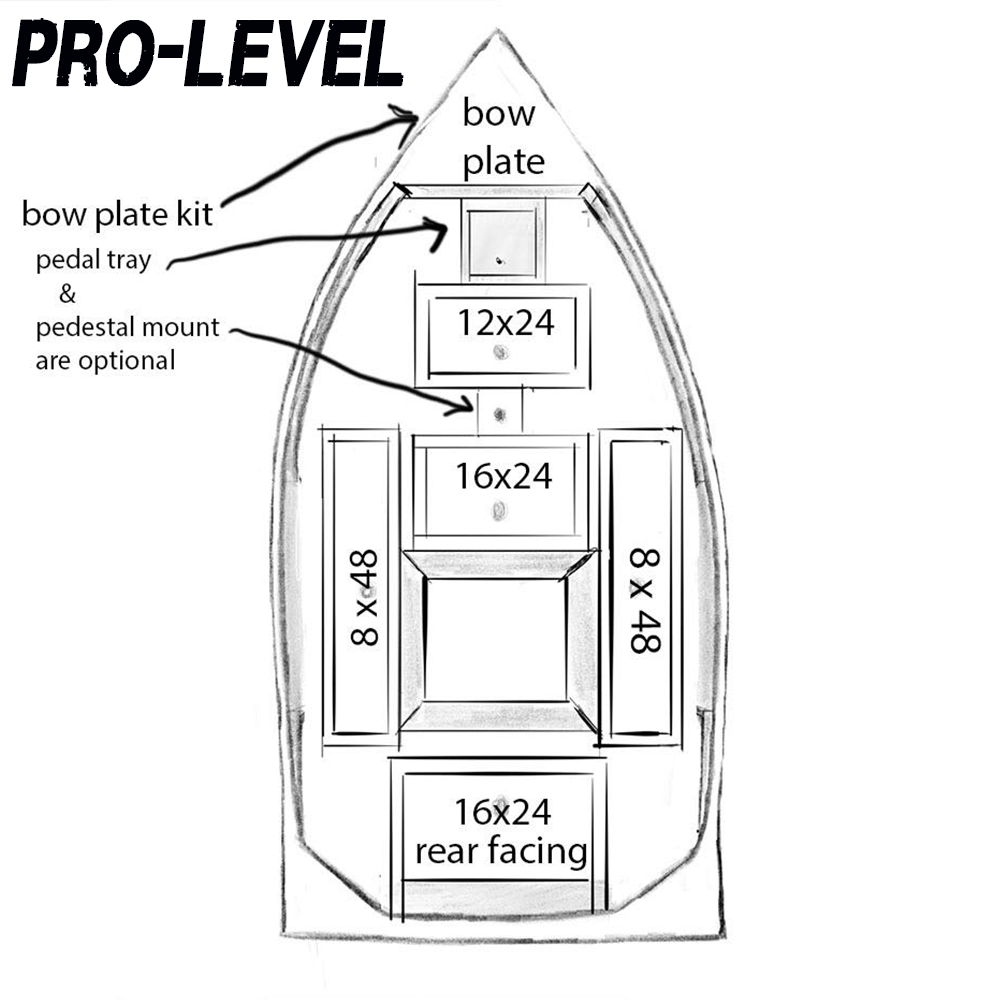14-16ft V hull jon Boat build kit