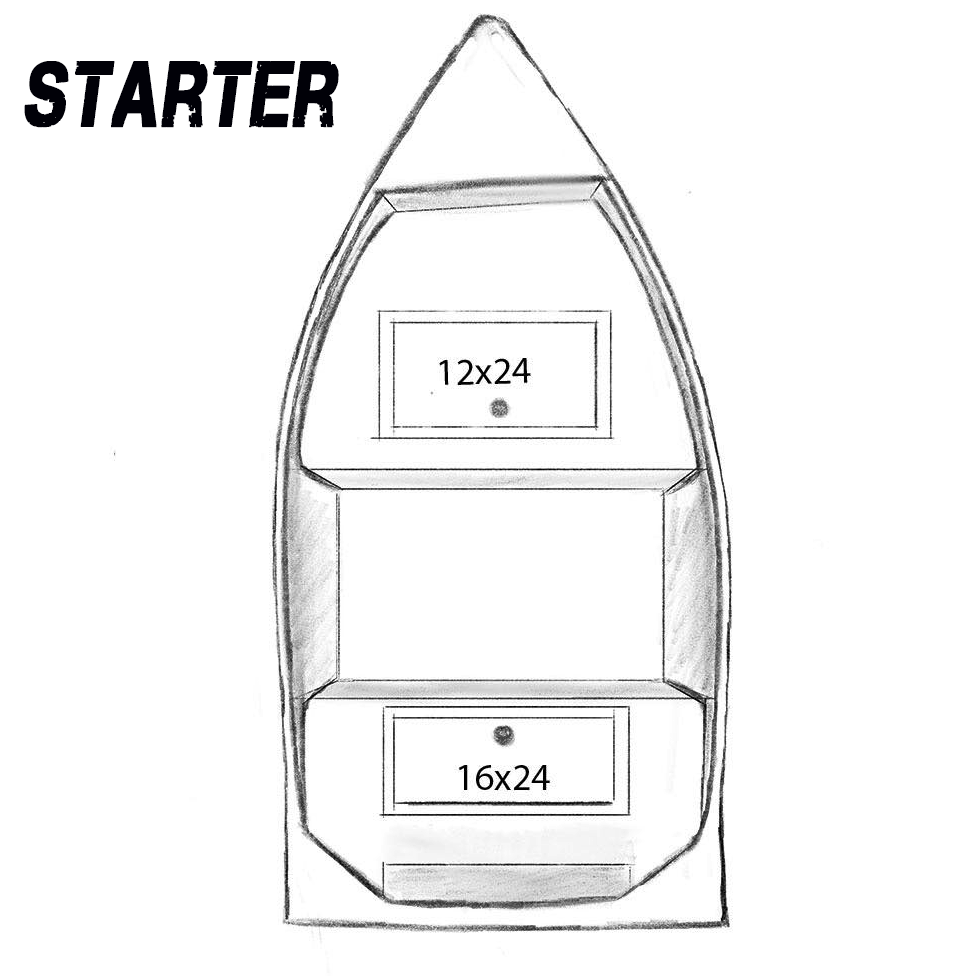 14-16ft V hull jon Boat build kit