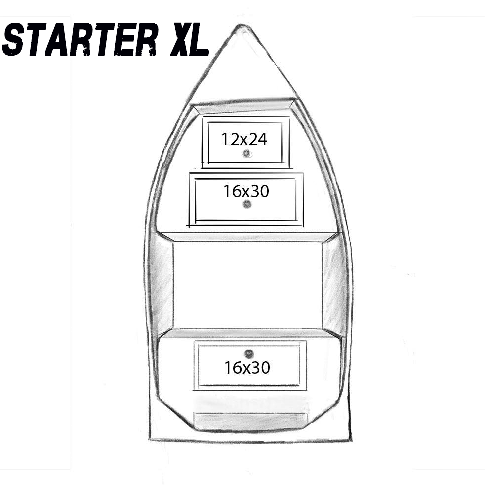 14-16ft V hull jon Boat build kit