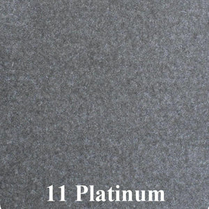 Close-up of 20 oz Platinum marine-grade premium cut pile boat carpet, soft and durable.