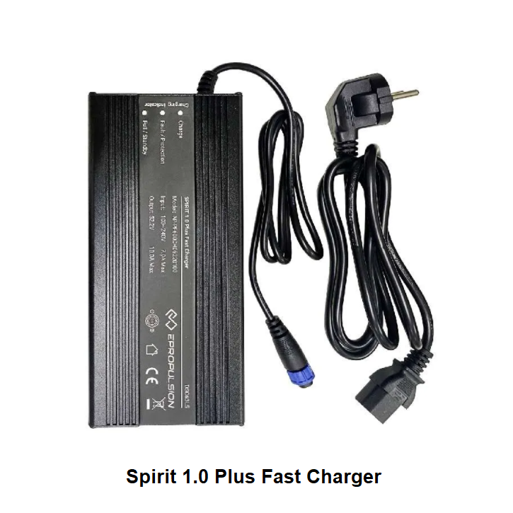 EPropulsion Spirit 1.0 Plus Chargers