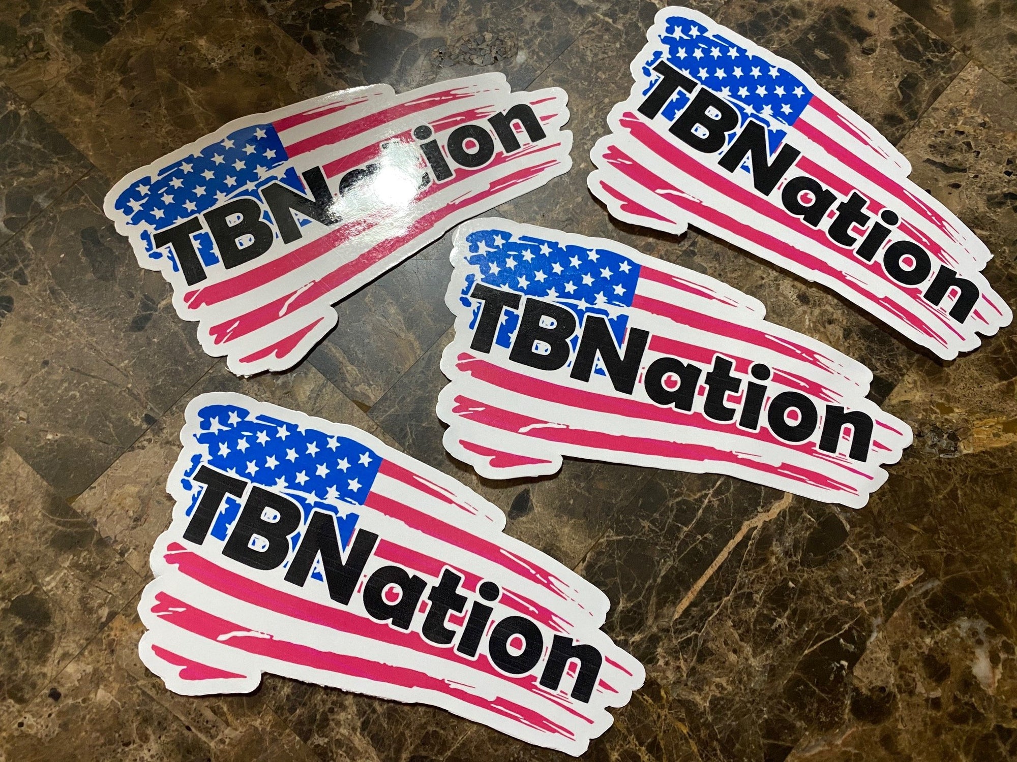 TBNation USA Flag Tackle Box Sticker