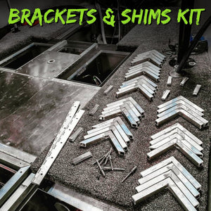 Lid Builder 90-Degree Brackets & Shims Kit
