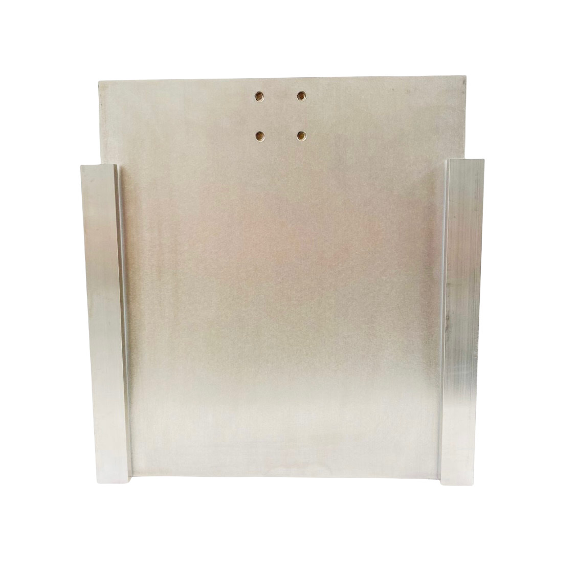 Silver OnTheFly Manual Jackplate with a flat, rectangular design and four top mounting holes.