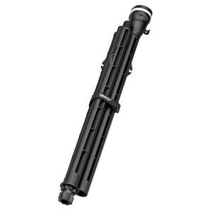 Black Railblaza Extenda Pole 1000, disassembled into three sections and secured with a Velcro strap.