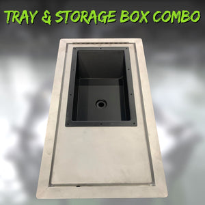 Trolling Motor Tray & Dry Storage Box Combo