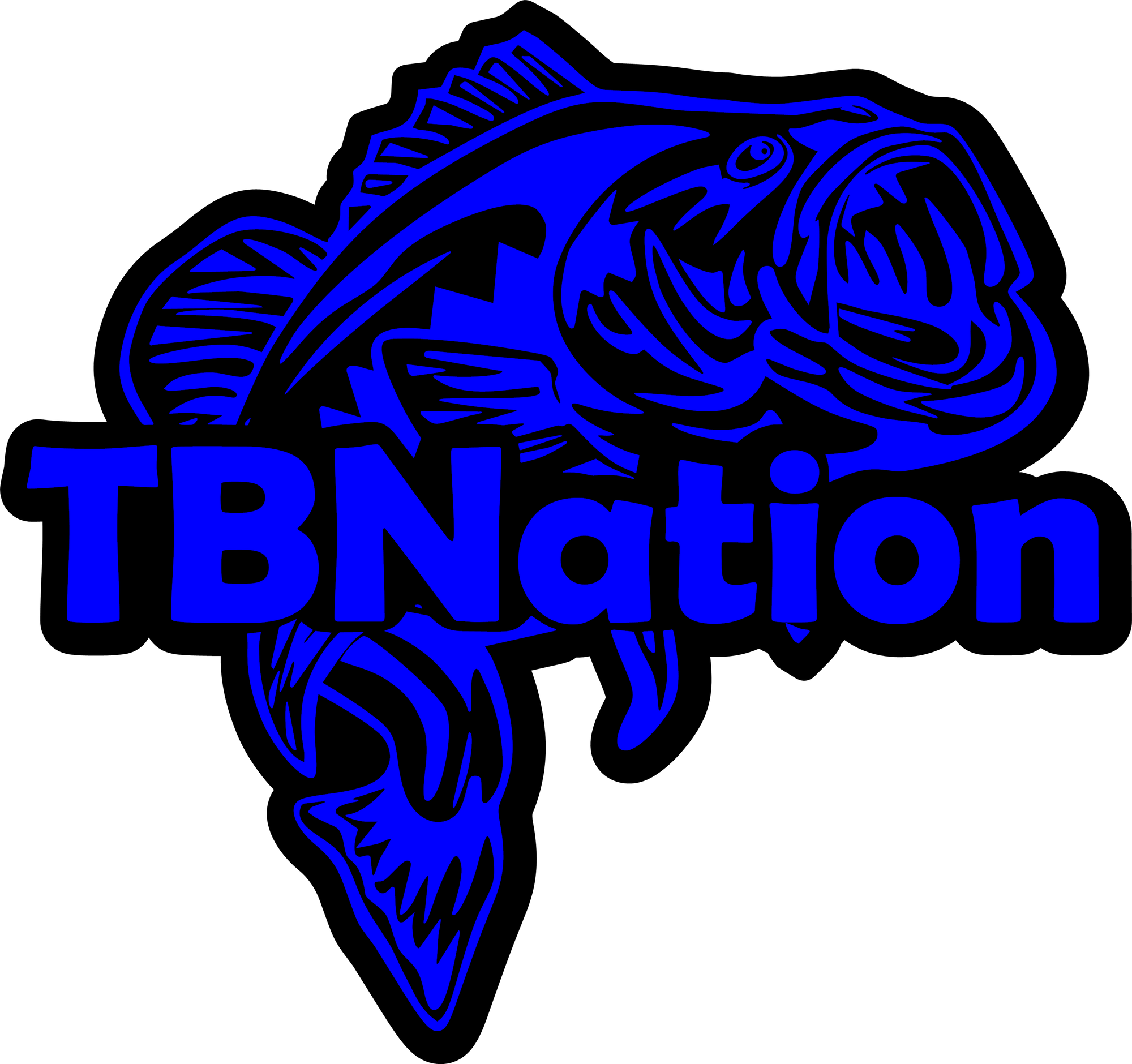 TBNation Bass Tackle Box Sticker