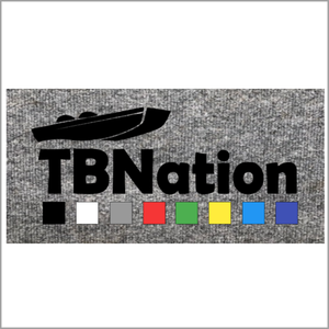 TBNation Jon Boat Carpet Decal 12"