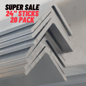 Aluminum Angle - 2'' Sticks - Super Sale 20 Pack-Aluminum-1-Tiny Boat Nation