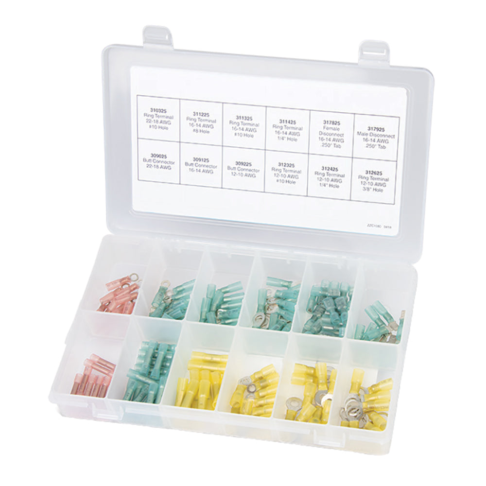 Ancor 160-Piece Heat Shrink Terminals & Connectors Kit-Electrical-1-Tiny Boat Nation