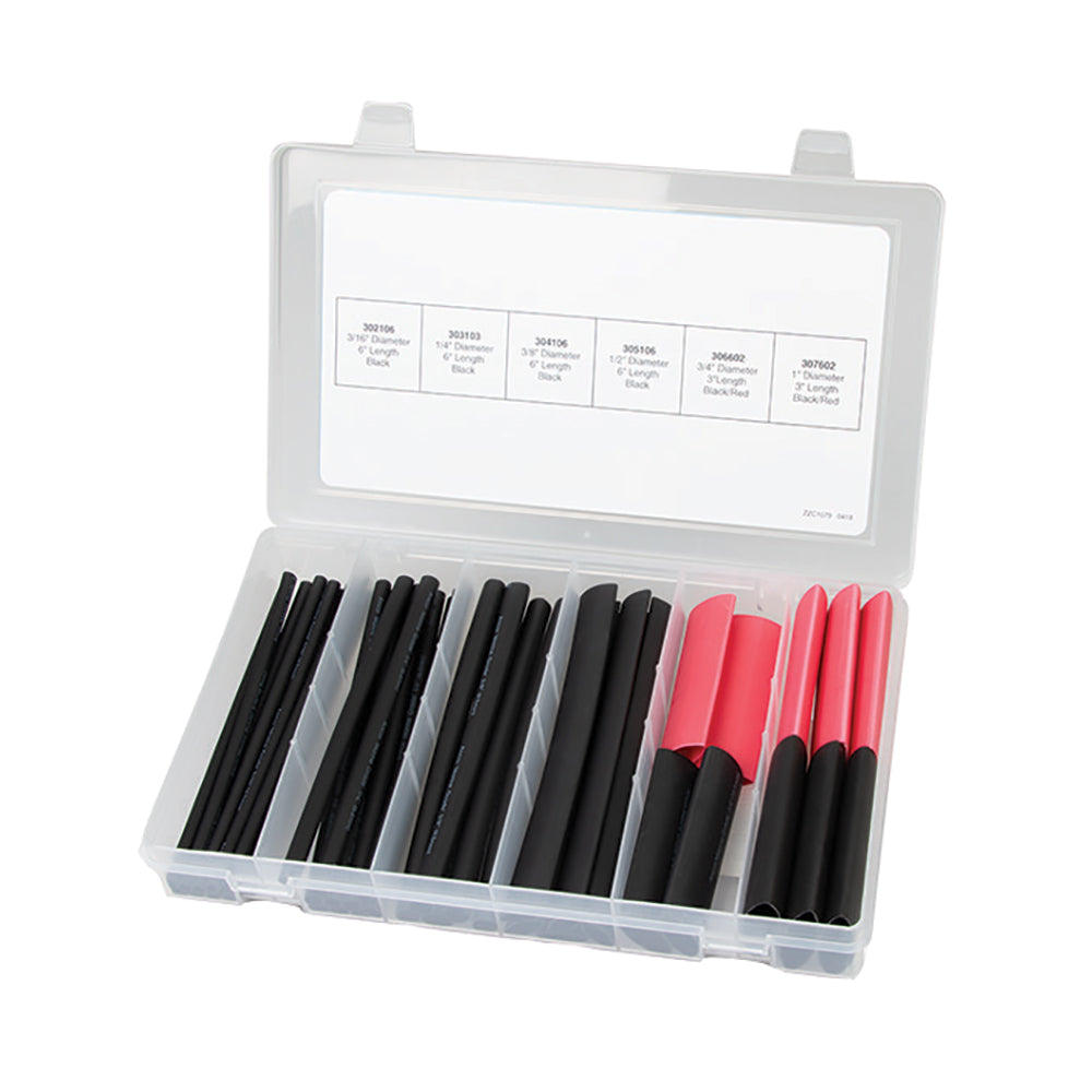 Ancor 47-Piece Adhesive Lined Heat Shrink Tubing Kit-Electrical-1-Tiny Boat Nation