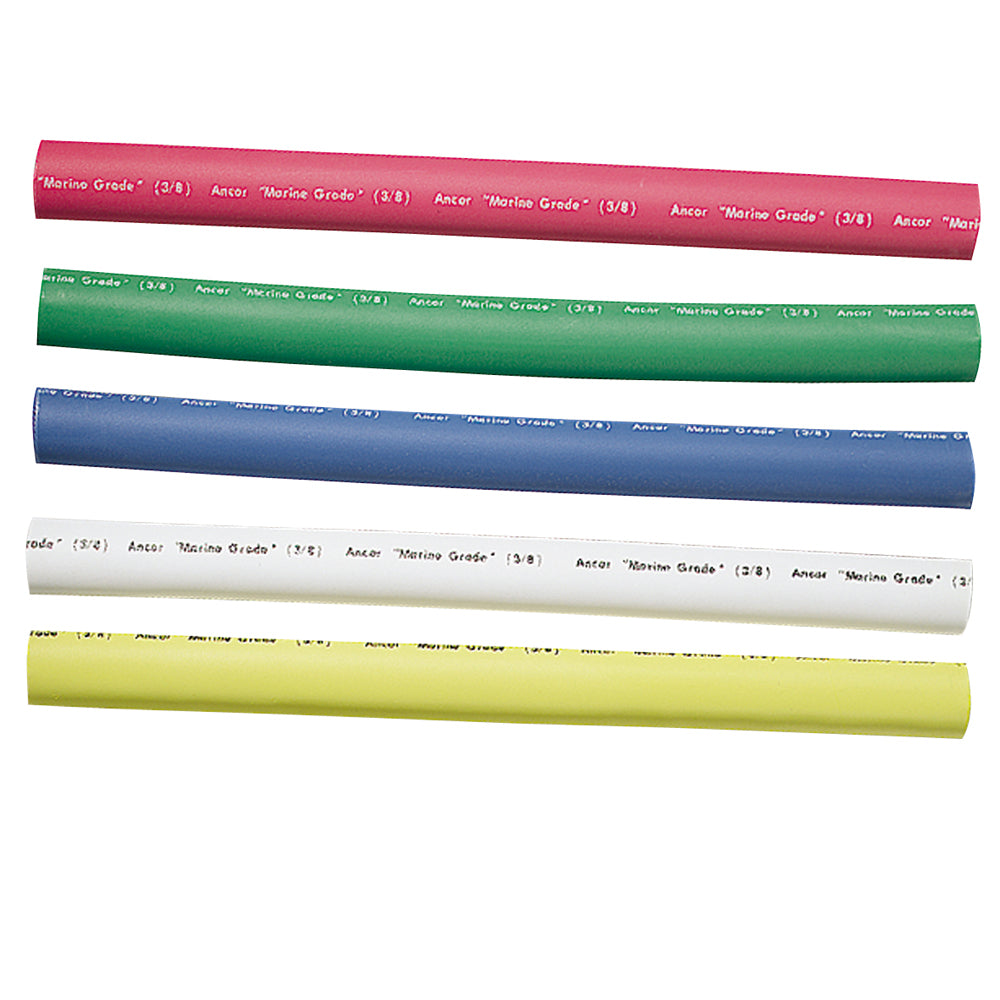 Ancor Adhesive Lined Heat Shrink Tubing - 5-Pack, 6", 12 to 8 AWG, Assorted Colors-Electrical-1-Tiny Boat Nation