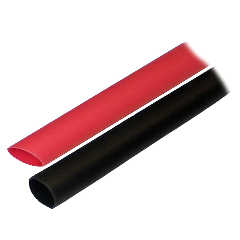 Ancor Adhesive Lined Heat Shrink Tubing (ALT) - 1-2&quot; x 3&quot; - 2-Pack - Black-Red-Electrical-1-Tiny Boat Nation