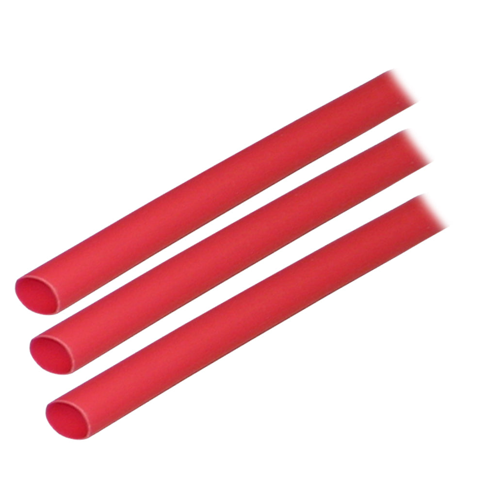 Ancor Adhesive Lined Heat Shrink Tubing (ALT) - 1-4&quot; x 3&quot; - 3-Pack - Red-Electrical-1-Tiny Boat Nation