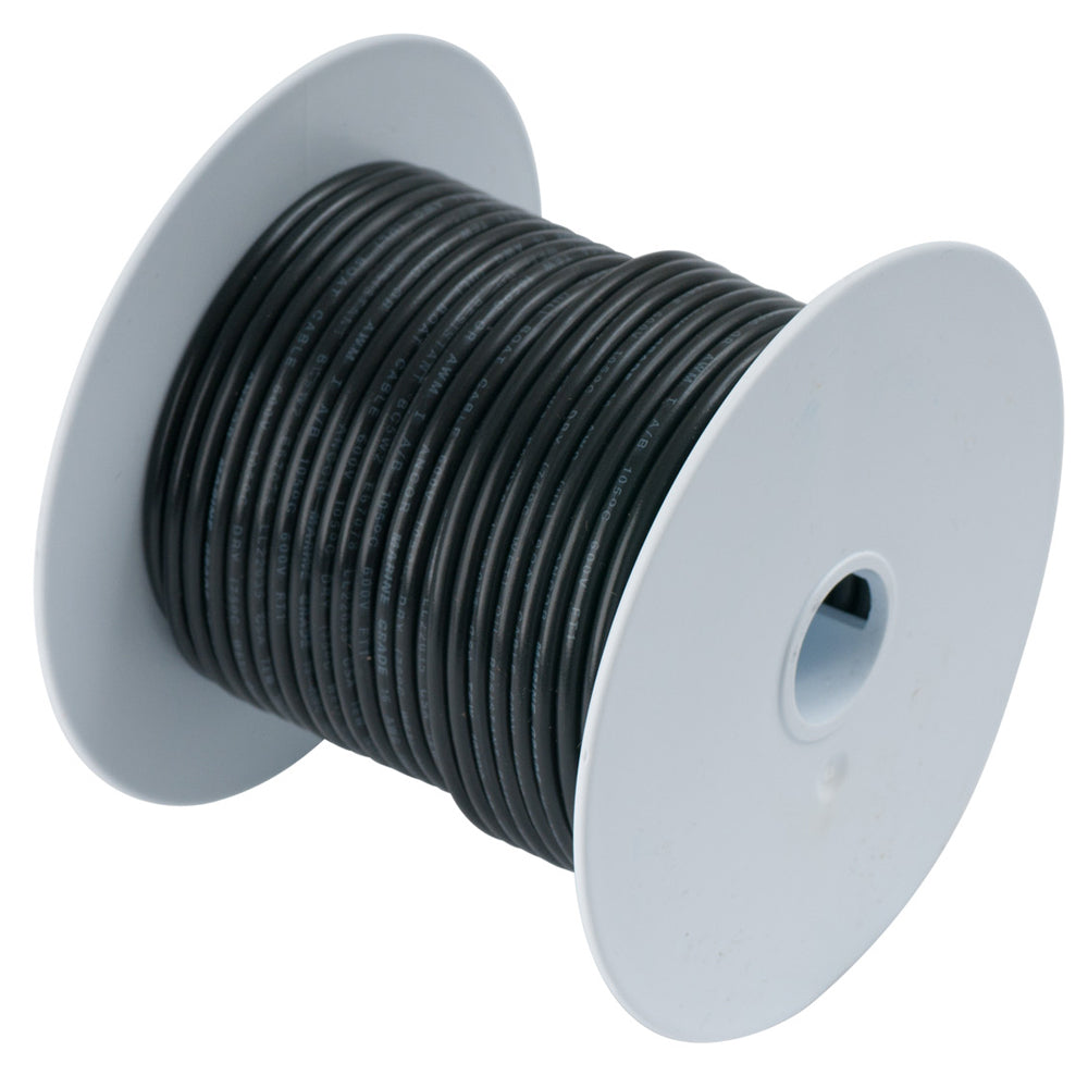 Ancor Black 18 AWG Tinned Copper WIre - 35&#39;-Electrical-1-Tiny Boat Nation