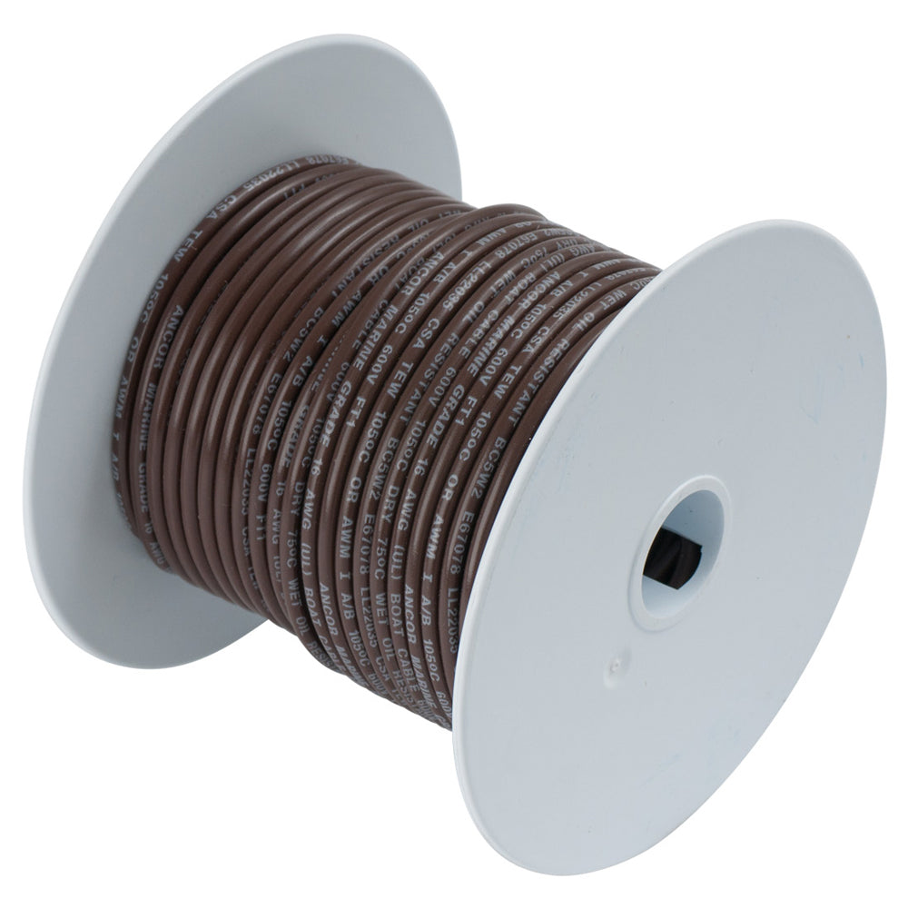 Ancor Brown 14AWG Tinned Copper Wire - 100'-Electrical-1-Tiny Boat Nation