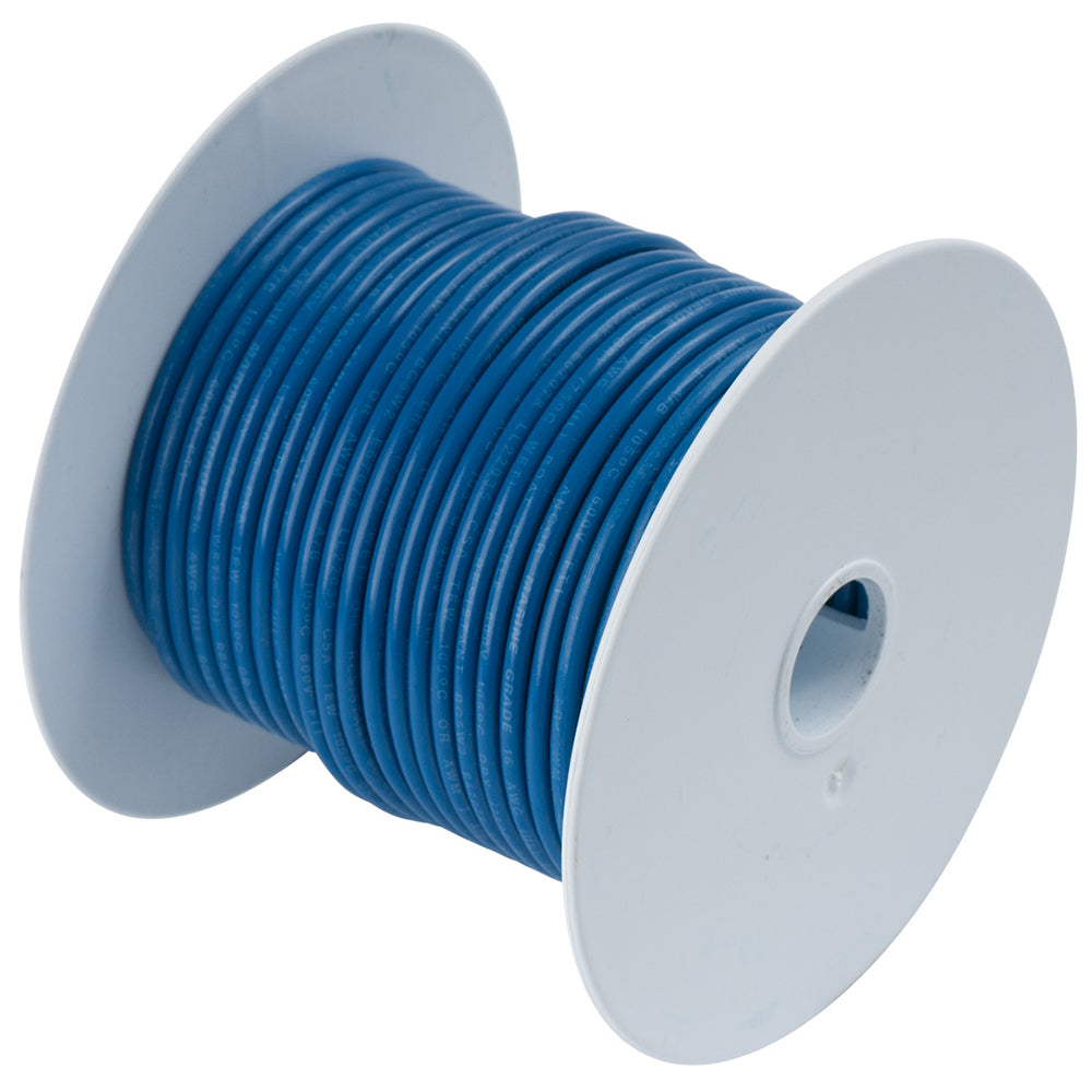 Ancor Dark Blue 10 AWg Tinned Copper Wire - 100'-Electrical-1-Tiny Boat Nation