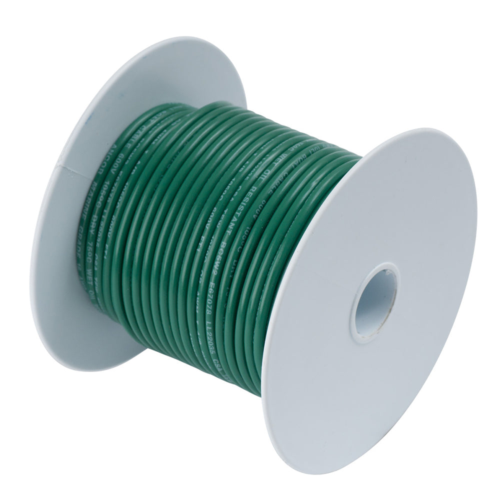 Ancor Green 8 AWG Tinned Copper Wire - 50&#39;-Electrical-1-Tiny Boat Nation