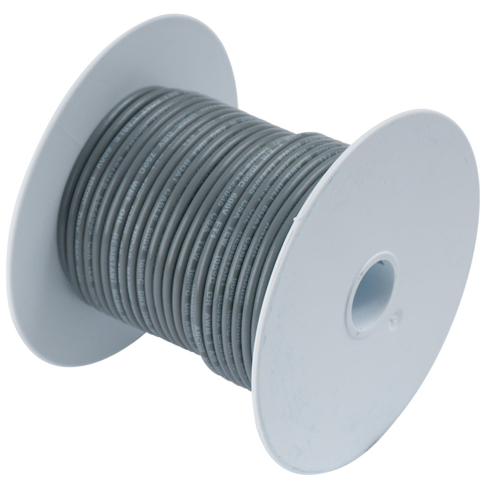 Ancor Grey 16 AWG Tinned Copper Wire - 250'-Electrical-1-Tiny Boat Nation