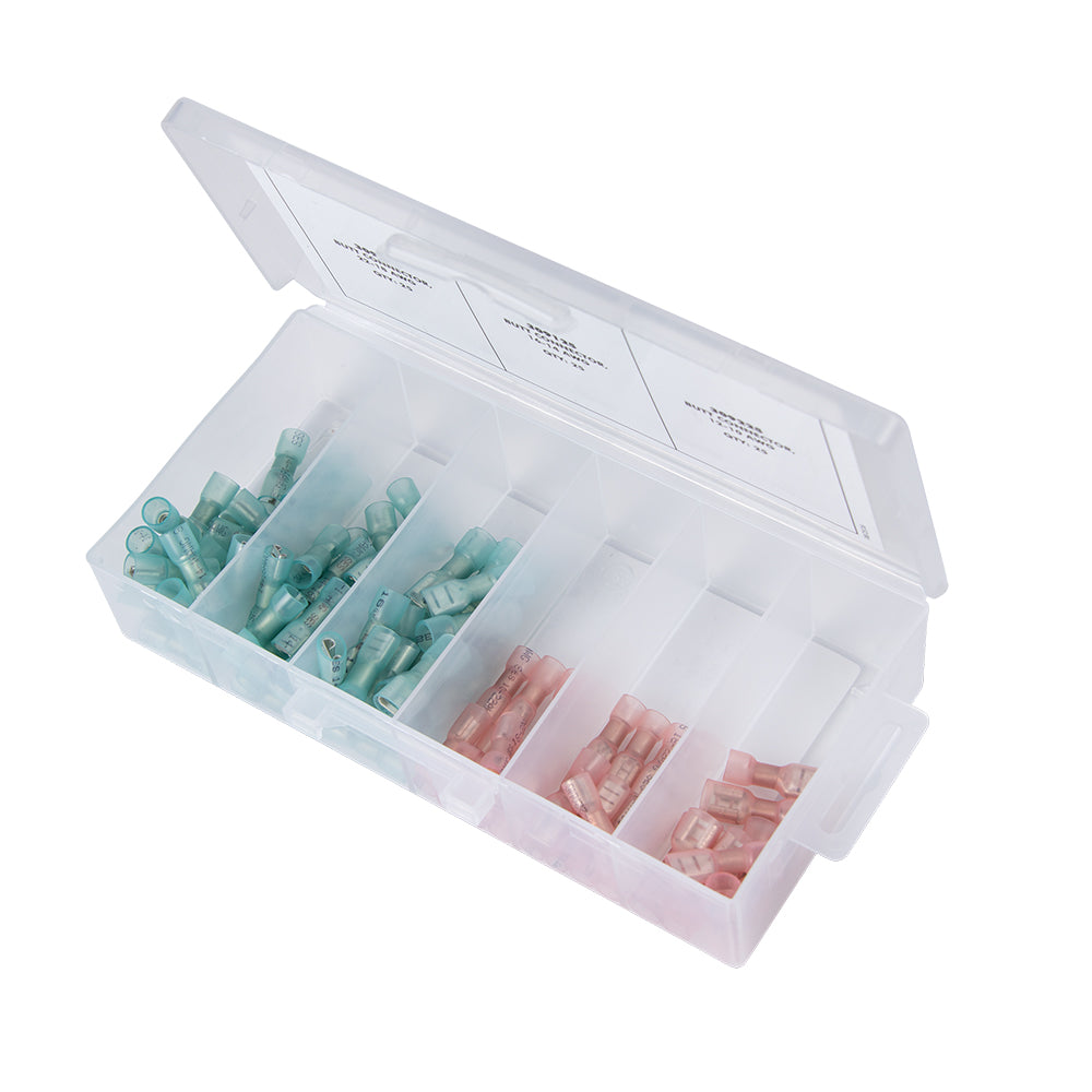 Ancor Heat Shrink Universal Speaker Connector Kit f-22-18-16-14 - Assorted 90 Piece-Electrical-1-Tiny Boat Nation