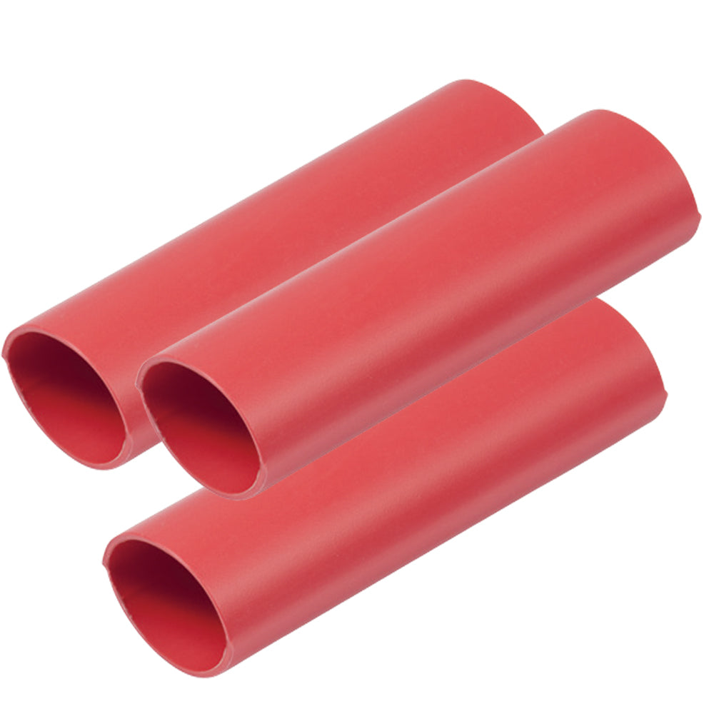 Ancor Heavy Wall Heat Shrink Tubing - 3-4" x 12" - 3-Pack - Red-Electrical-1-Tiny Boat Nation