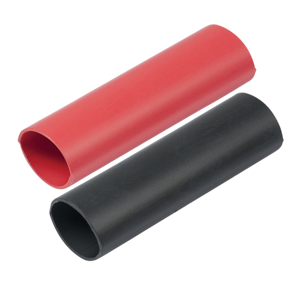 Ancor Heavy Wall Heat Shrink Tubing - 3-4" x 3" - 2-Pack - Black-Red-Electrical-1-Tiny Boat Nation