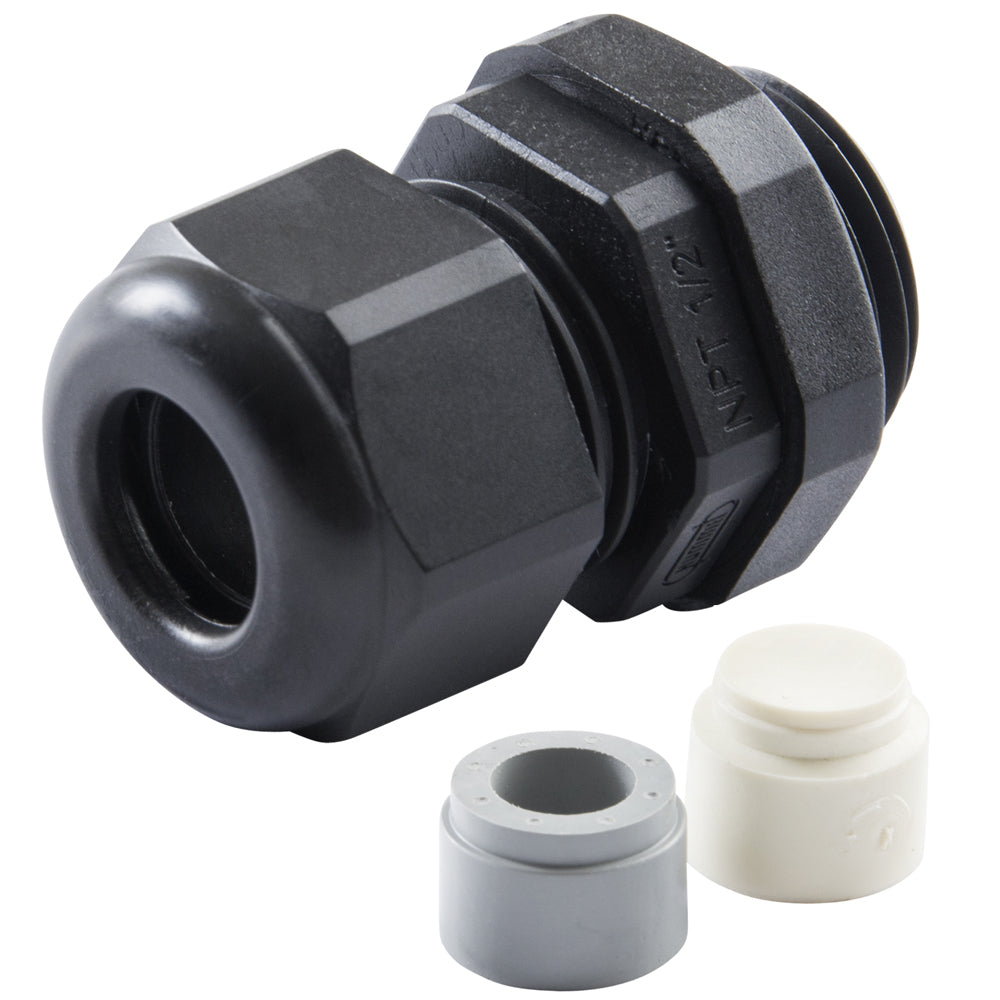 Ancor Marine Grade Electrical Wire Seal - Round Cable, 10 to 2-AWG, 1-2&quot; NPT-Electrical-1-Tiny Boat Nation