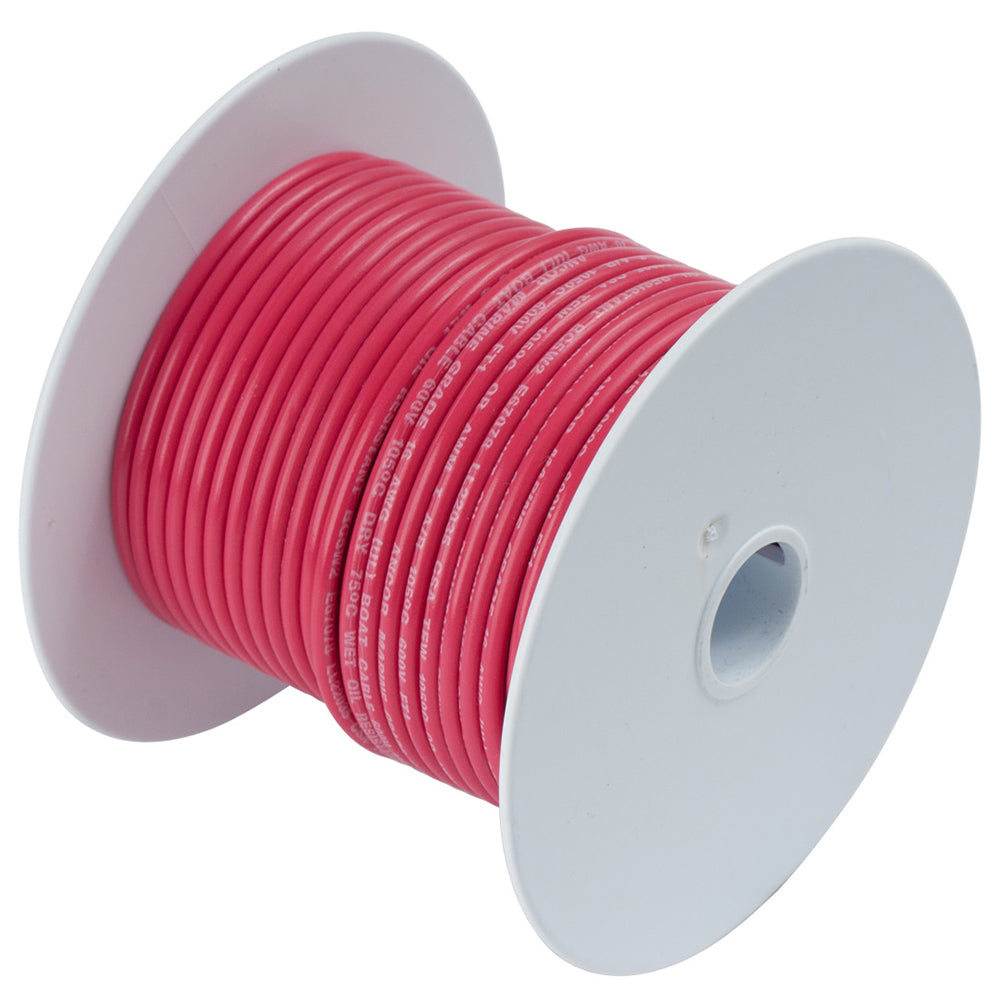 Ancor Red 10 AWG Tinned Copper Wire - 250'-Electrical-1-Tiny Boat Nation