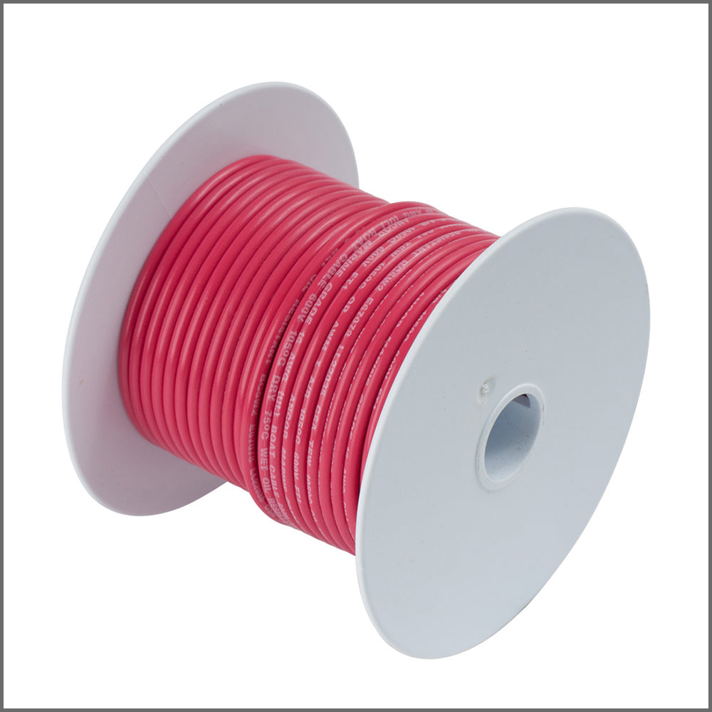 Ancor Red 12 AWG Tinned Copper Wire - 25&#39;-Electrical-1-Tiny Boat Nation