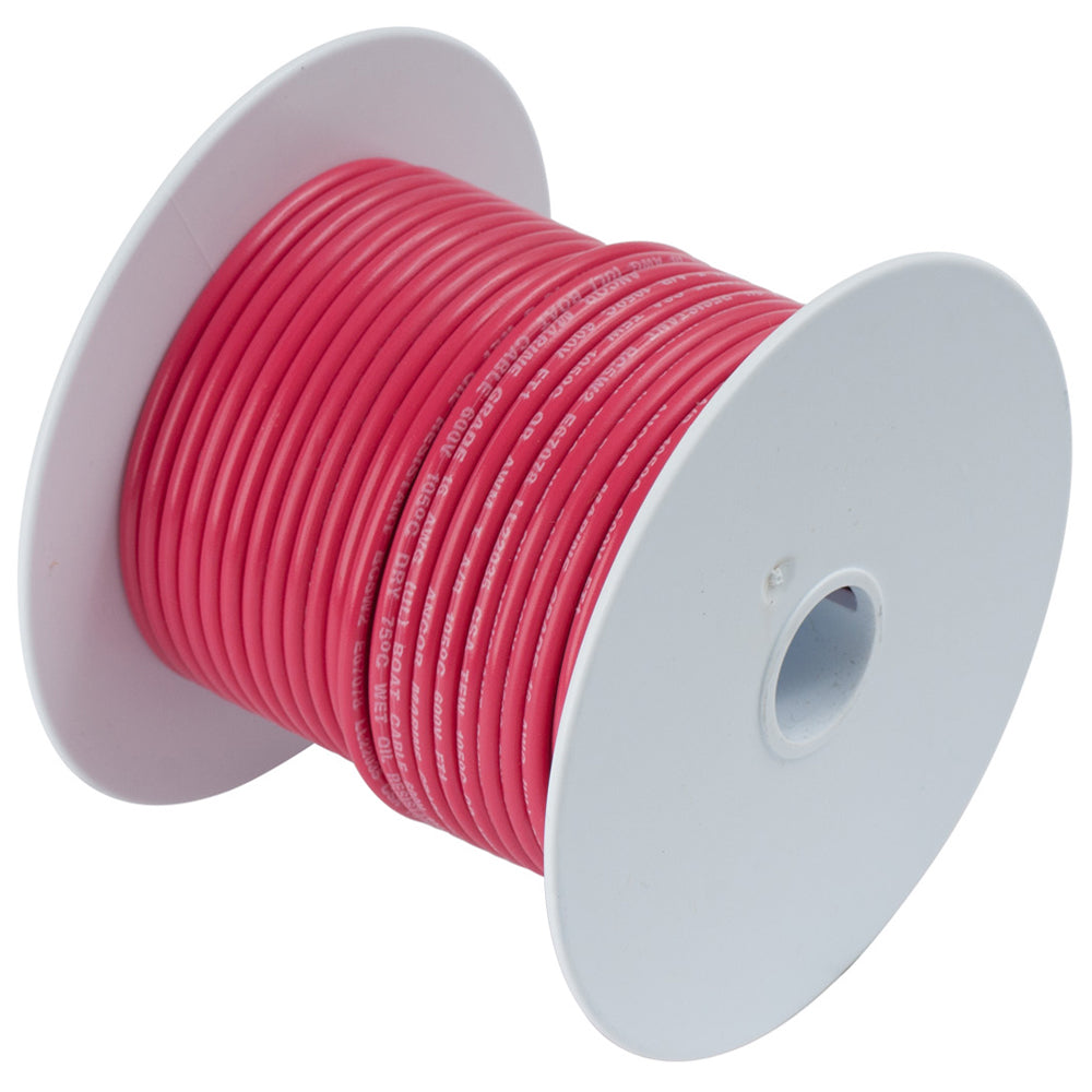 Ancor Red 18 AWG Tinned Copper Wire - 100'-Electrical-1-Tiny Boat Nation