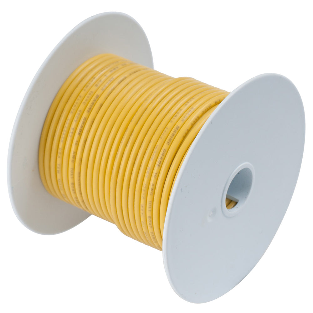 Ancor Yellow 18 AWG Tinned Copper Wire - 250'-Electrical-1-Tiny Boat Nation
