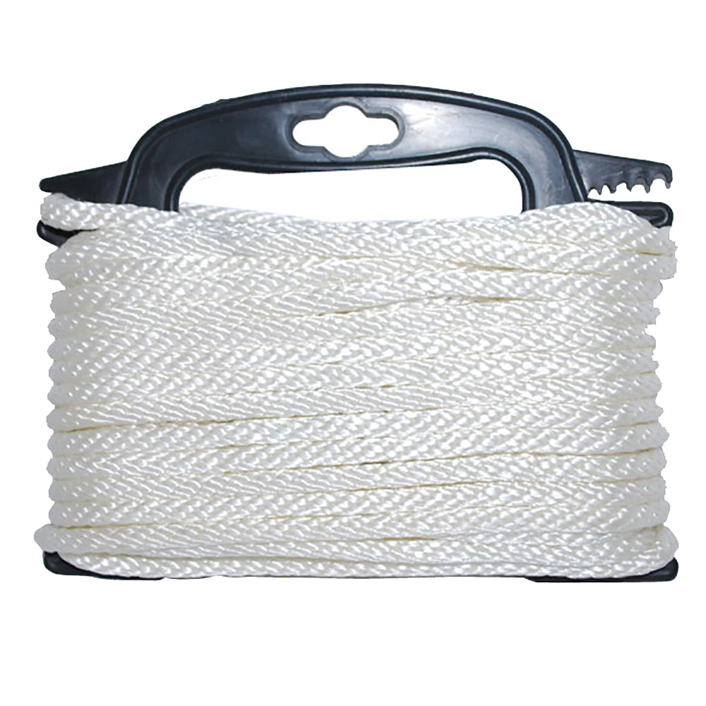Attwood Braided Nylon Rope - 3-16&quot; x 100&#39; - White-Anchoring &amp; Docking-1-Tiny Boat Nation