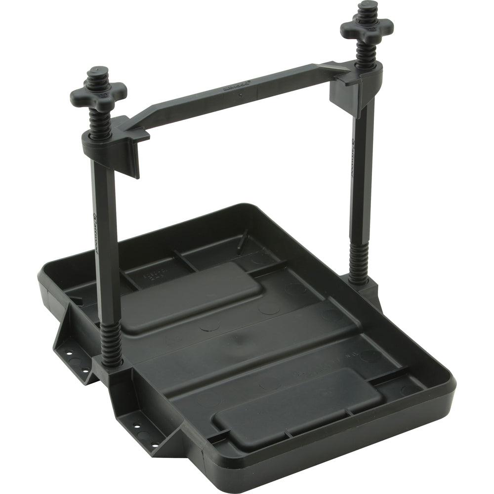 Attwood Heavy-Duty All-Plastic Adjustable Battery Tray - 24 Series-Electrical-1-Tiny Boat Nation