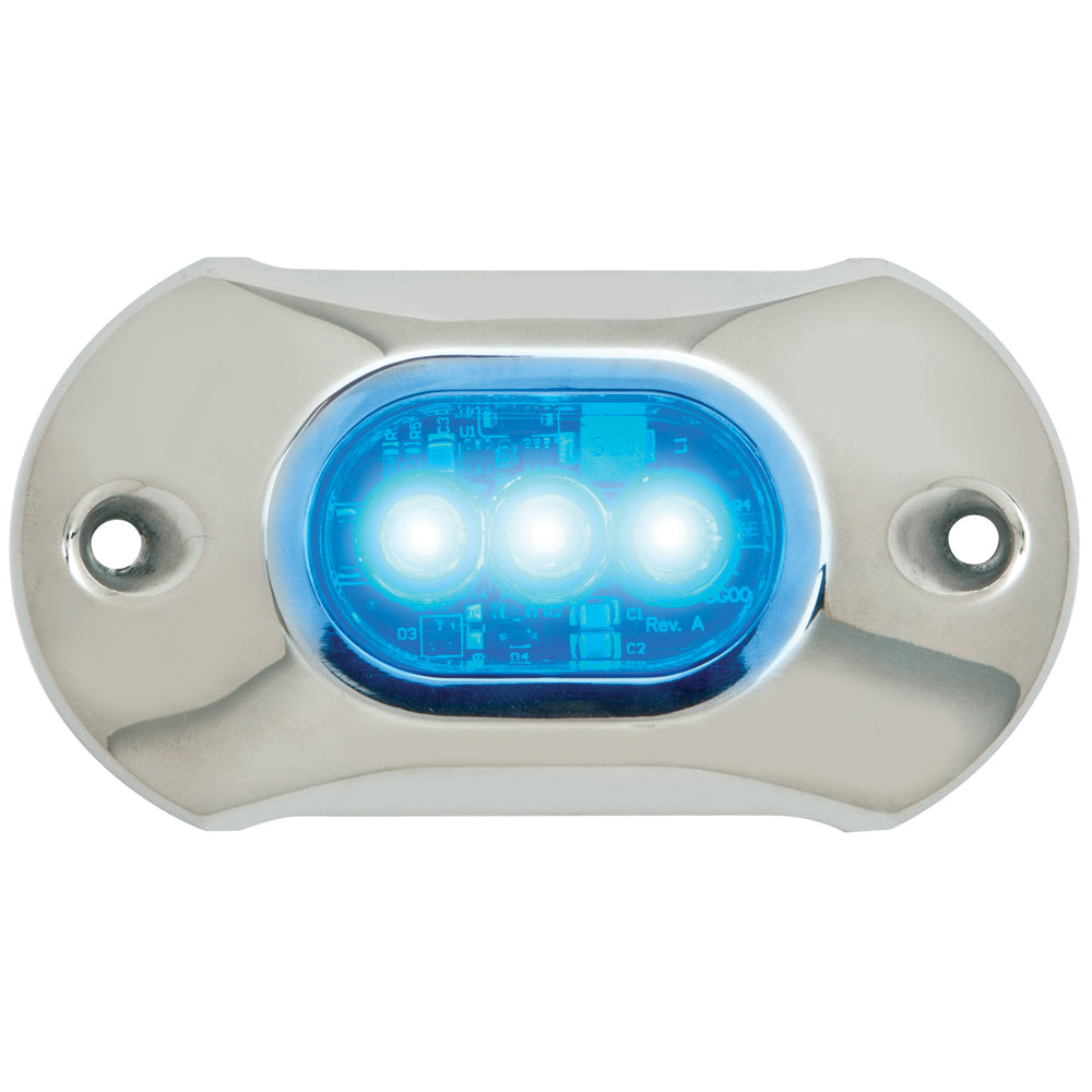 Attwood Light Armor Underwater LED Light - 3 LEDs - Blue-Lighting-1-Tiny Boat Nation